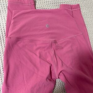 Pink lulu align tights